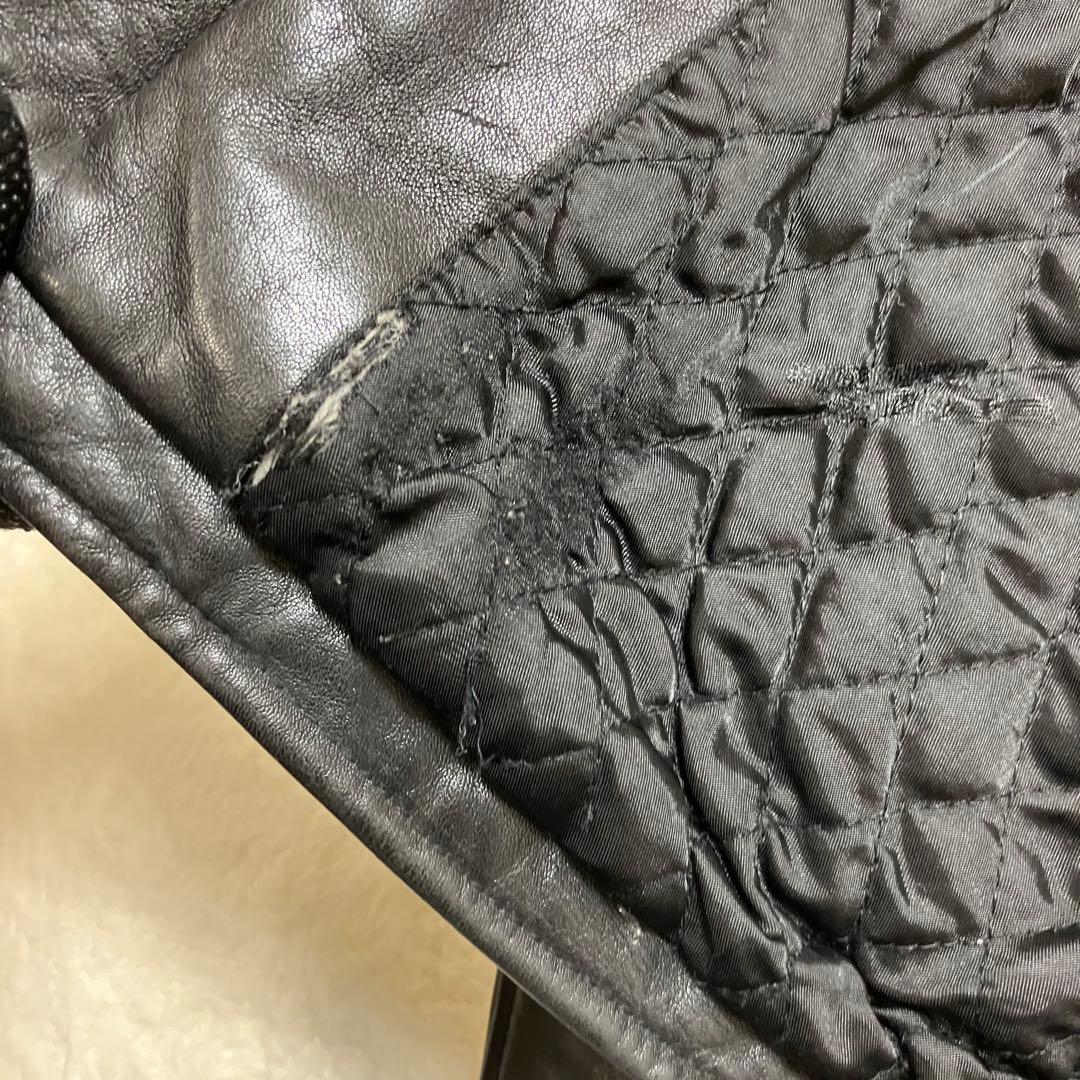 ハーレーダビッドソン 裏地キルティング 本革 肉厚 レザージャケット ライダース