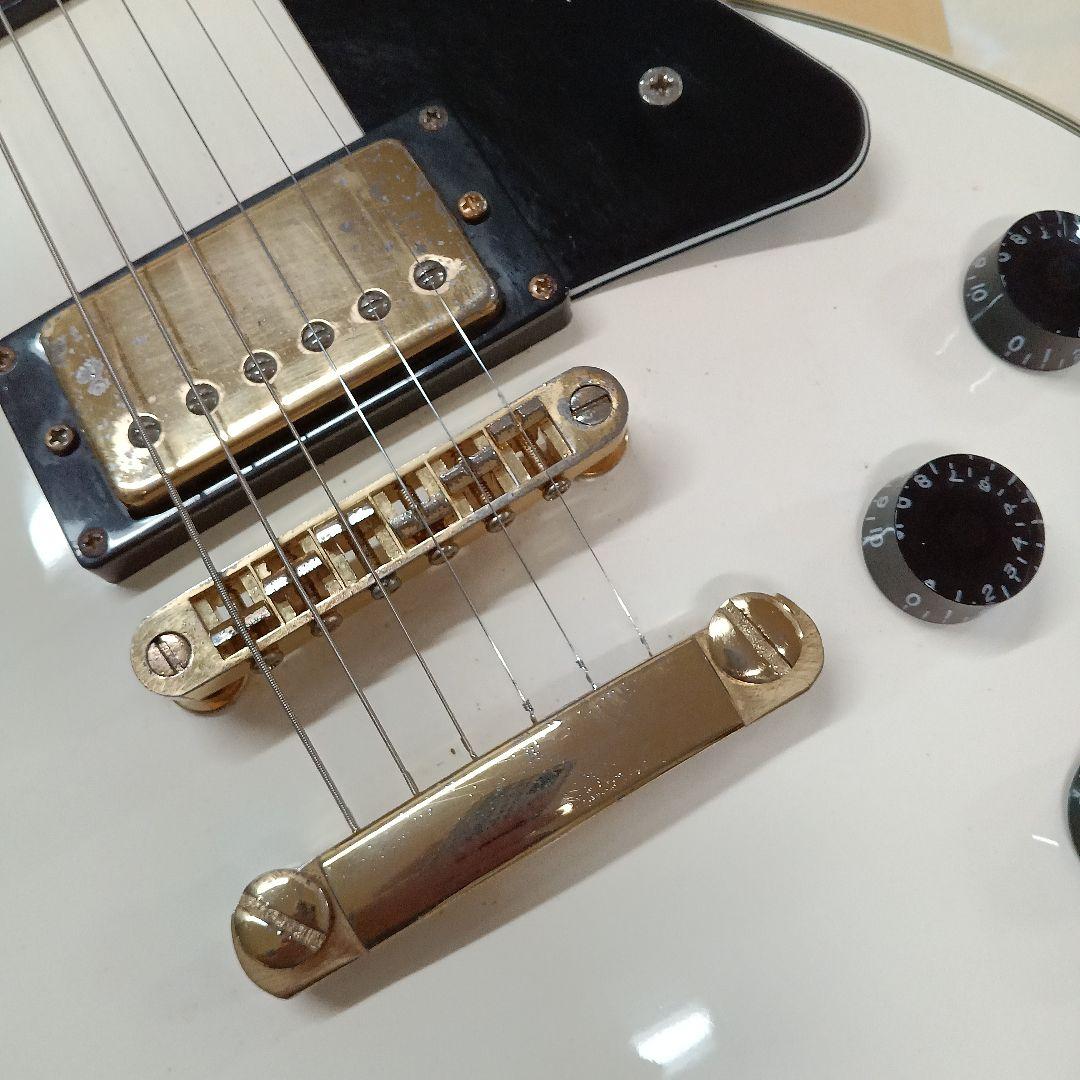 BUSKER'S ホワイト レスポールスタイル ギター