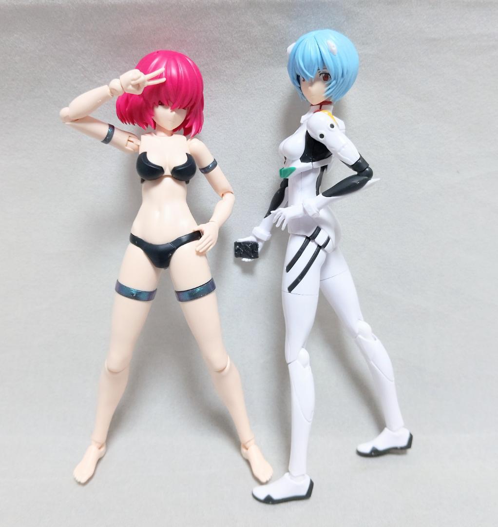 2体セット 完成品 30MP 綾波レイ(プラグスーツVer.) 組立て済