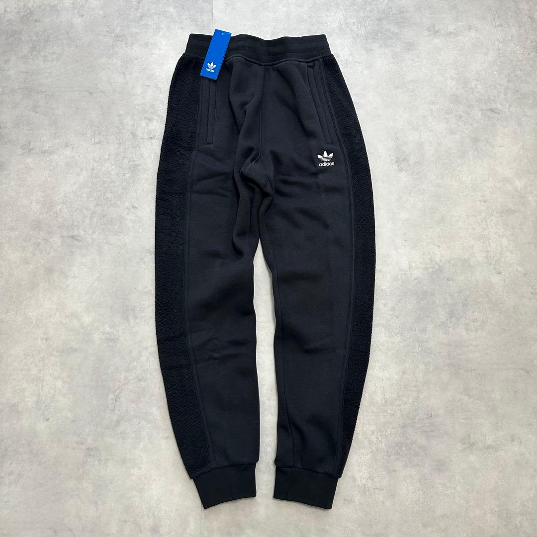 アディダス オリジナルス L スウェット フリース ジャージ セットアップ 黒