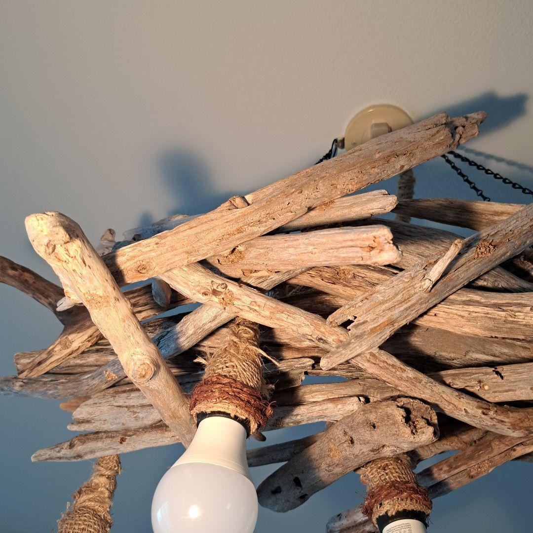 NO.L280 流木ペンダントライト 5灯　LED60W相当×5灯付　20帖OK