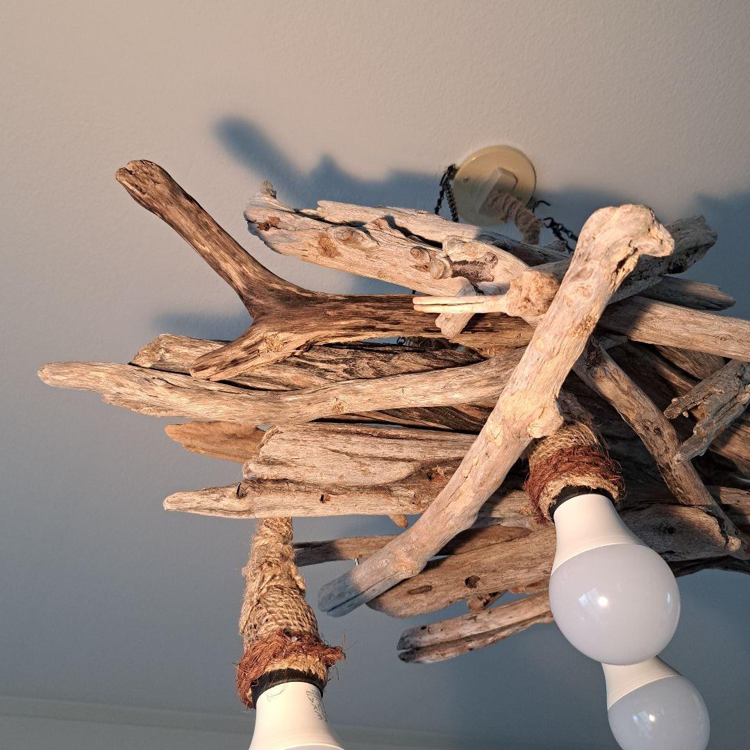 NO.L280 流木ペンダントライト 5灯　LED60W相当×5灯付　20帖OK