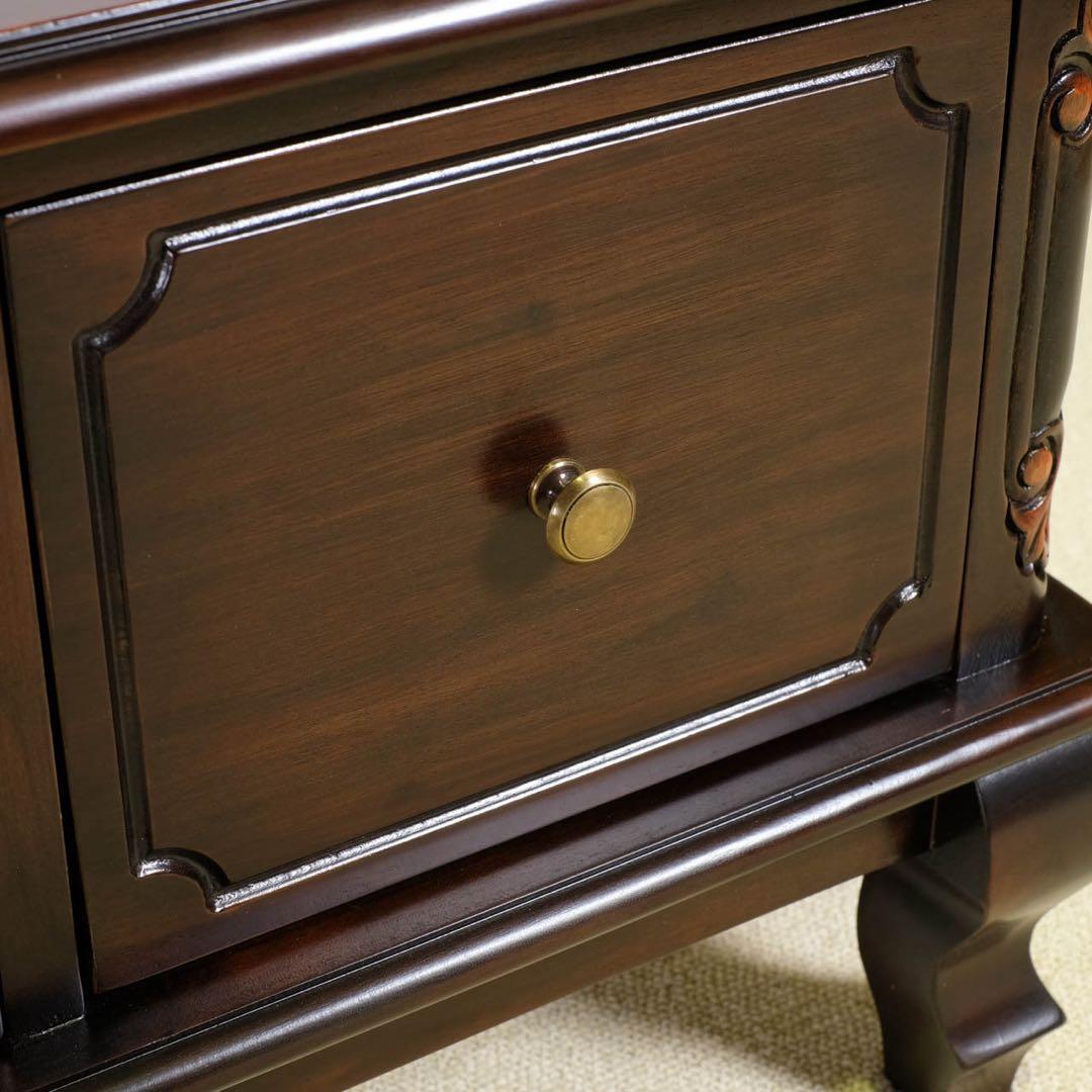 F 新品 テレビボード L テレビ台 ラック リビング収納 ボード アンティーク