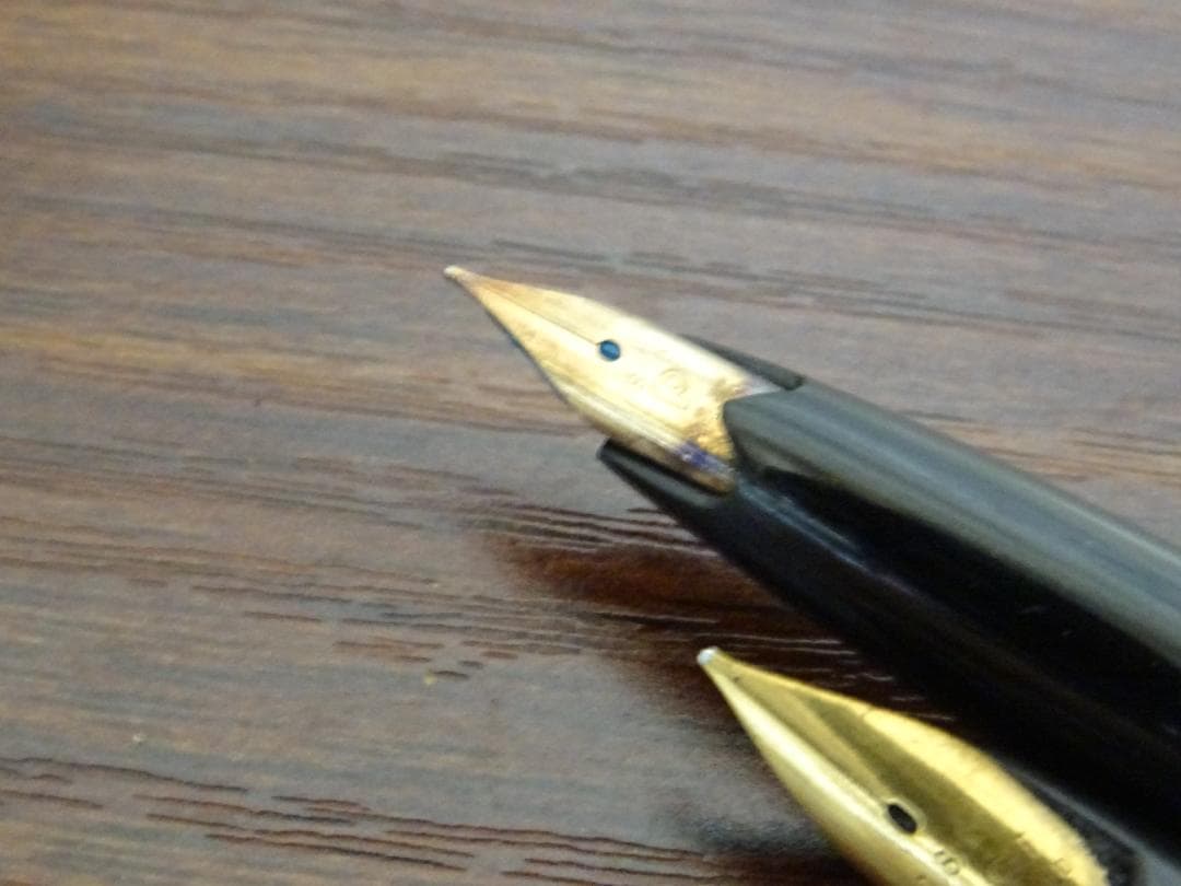 せ*お様 天001 万年筆 2本 セット ペン先 18K PILOT プラチナ