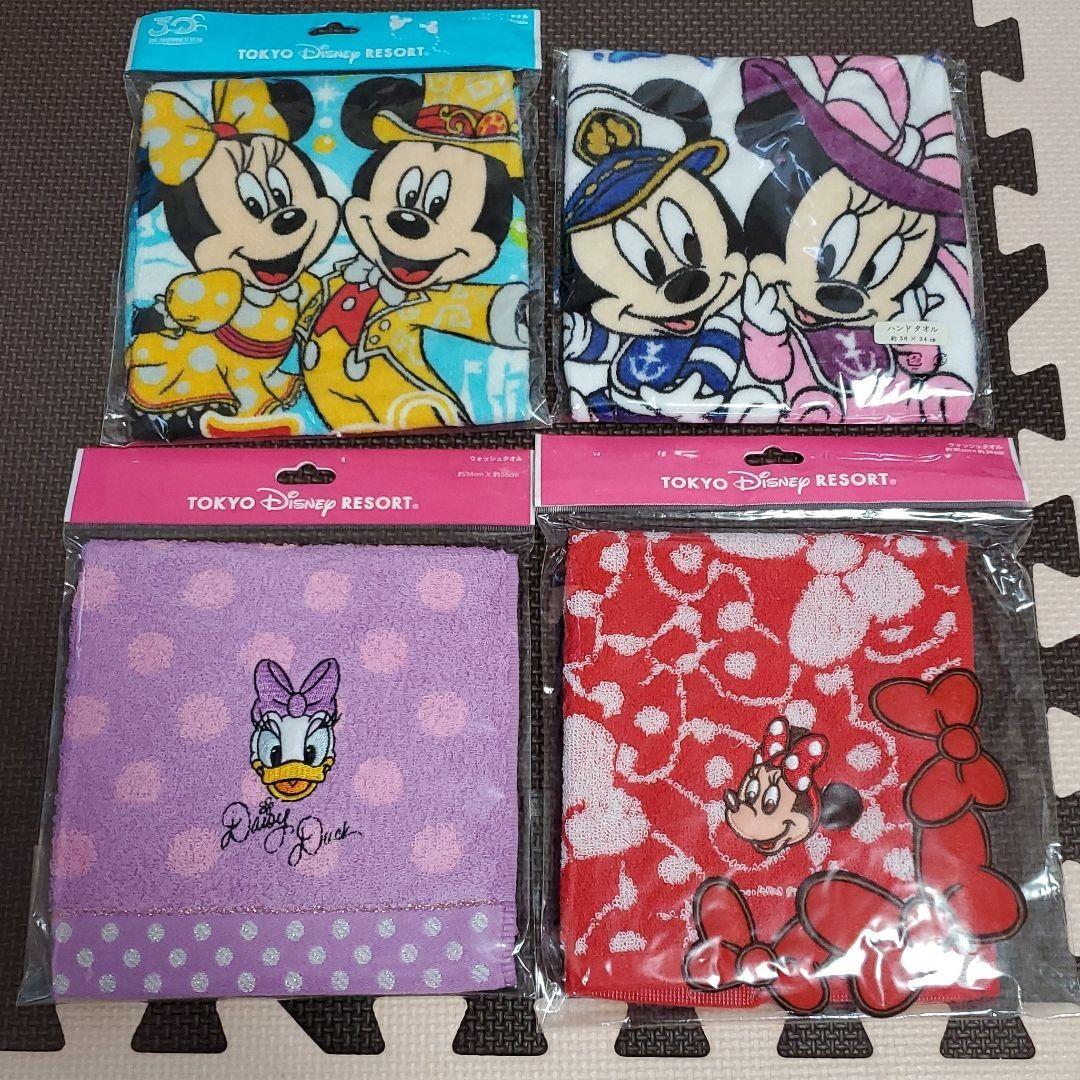 ディズニーハンドタオル１１点まとめ売り　ダッフィー　シェリーメイ　バレンタイン