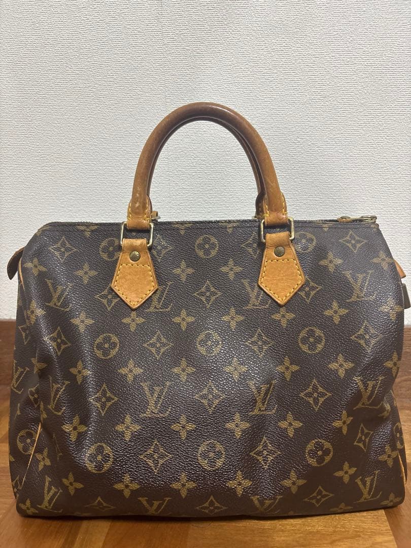 ルイヴィトン モノグラム ス ピーディ 30 南京錠・鍵2本付