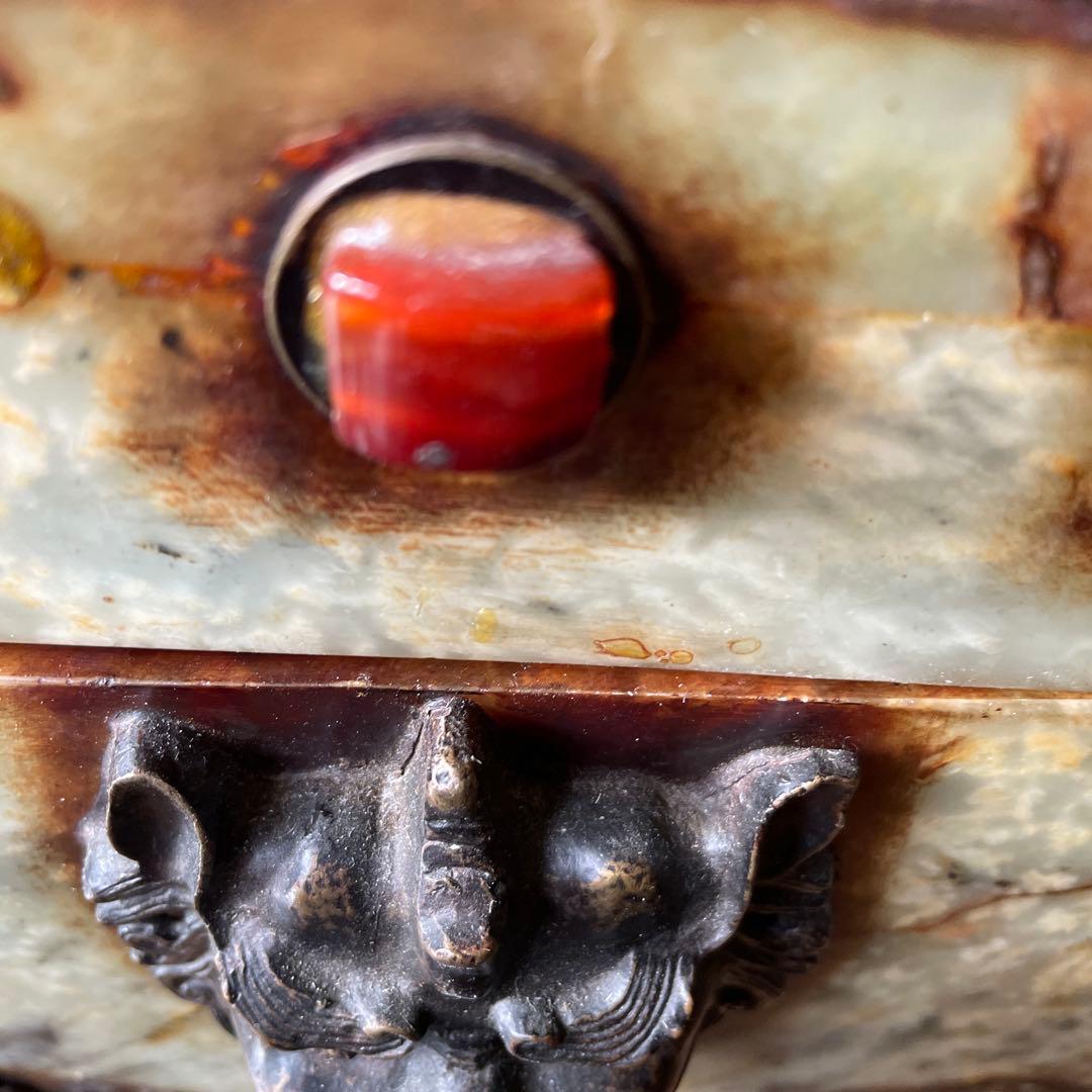 中国　玉石　宝箱　10.5kg