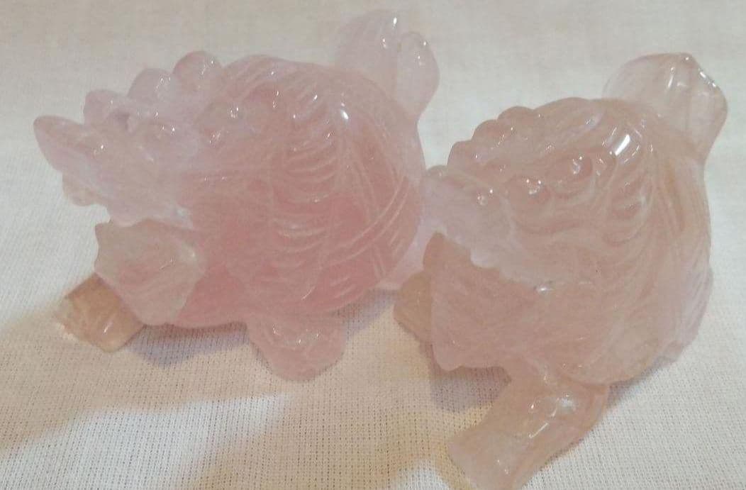 龍亀　ロングイ　ローズクォーツ