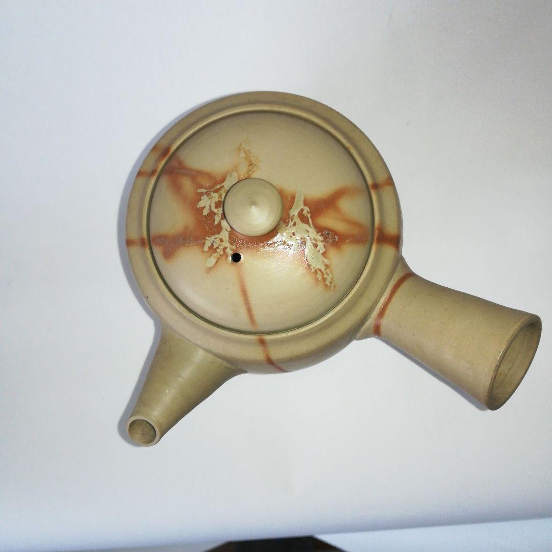 常滑焼 白泥火襷 茶注 小西友仙