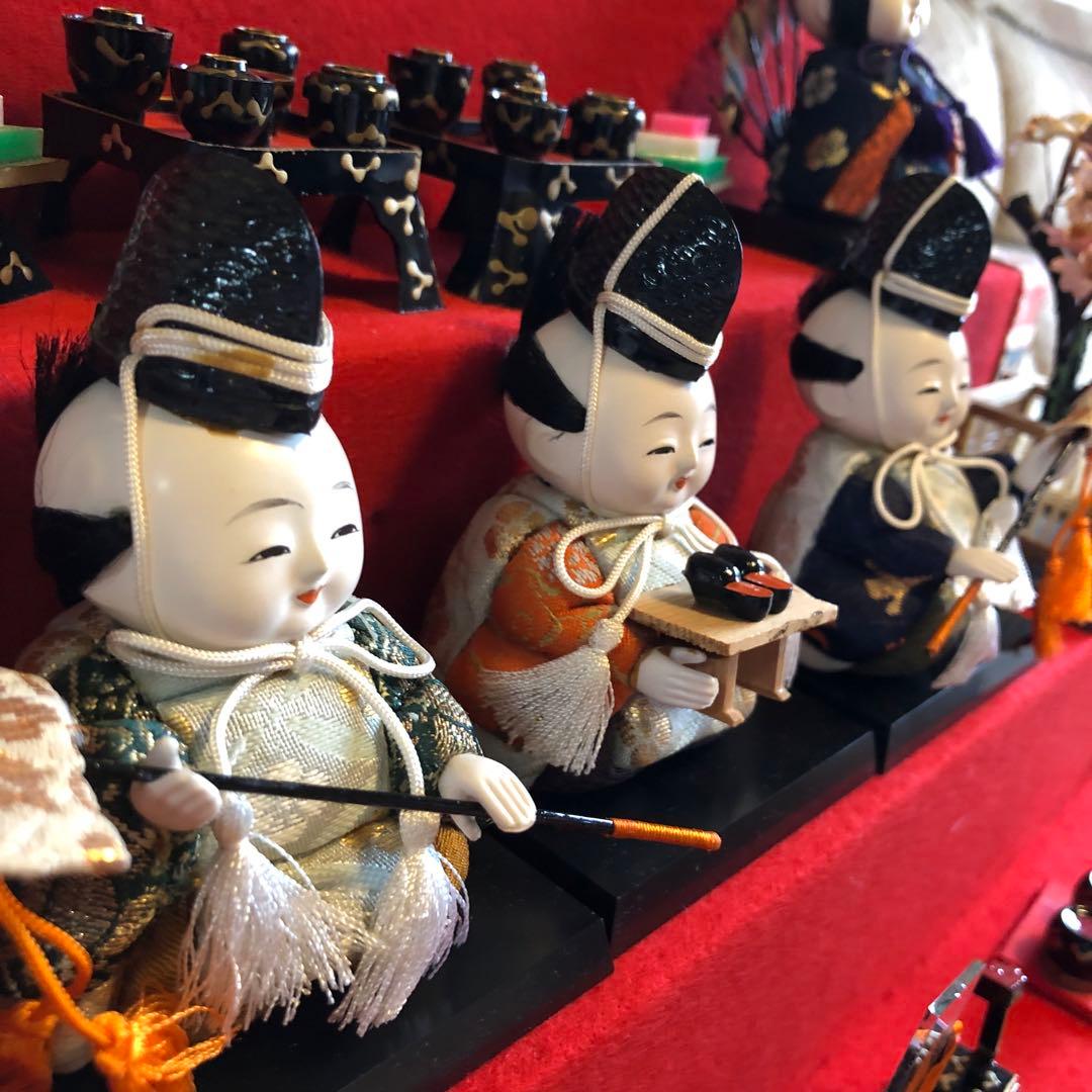 ★ブルートパーズ★　ひな人形　七段飾り　勇宝作