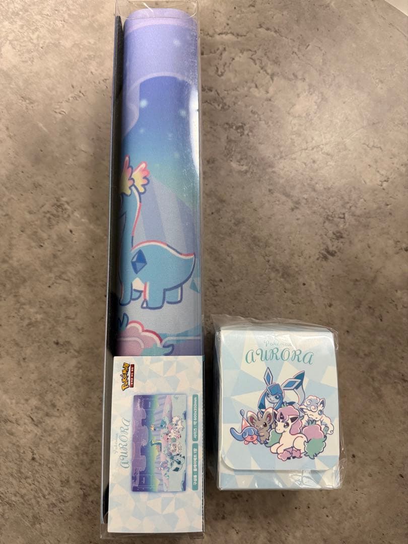 【コリアンリーグ限定】AURORAプレイマット デッキケースセット！海外サプライ