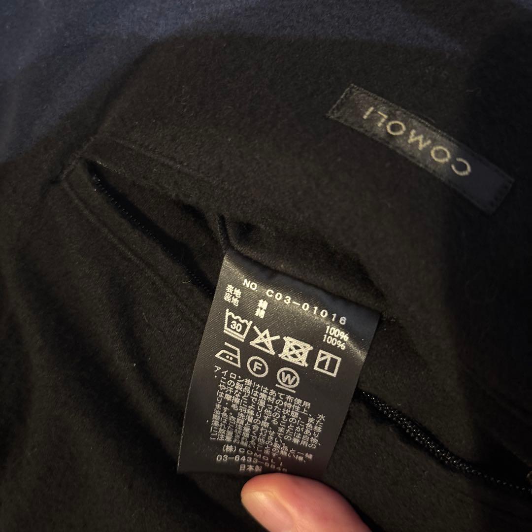 25aw COMOLI モールスキンジップショートジャケット