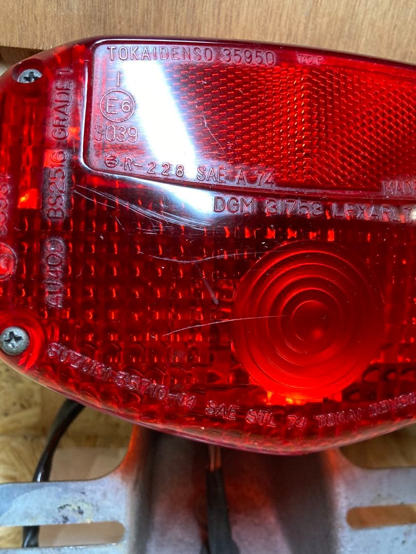 gs400lテールライト　テールブラケット　gs400 gsx400l