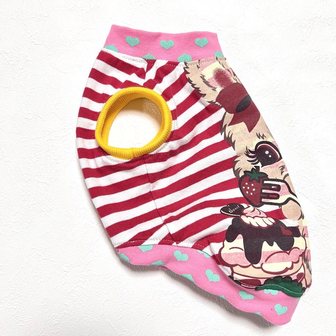 mugicha ●犬服●ハンドメイド 胴38 NO.725