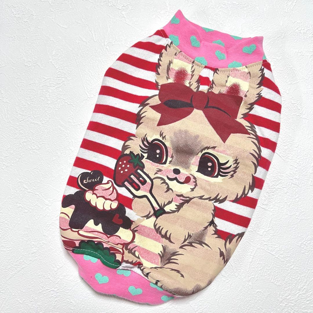 mugicha ●犬服●ハンドメイド 胴38 NO.725