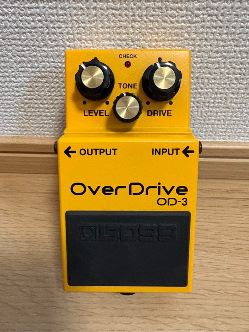 BOSS OverDrive OD-3 ギターエフェクター（純正アダプター付）