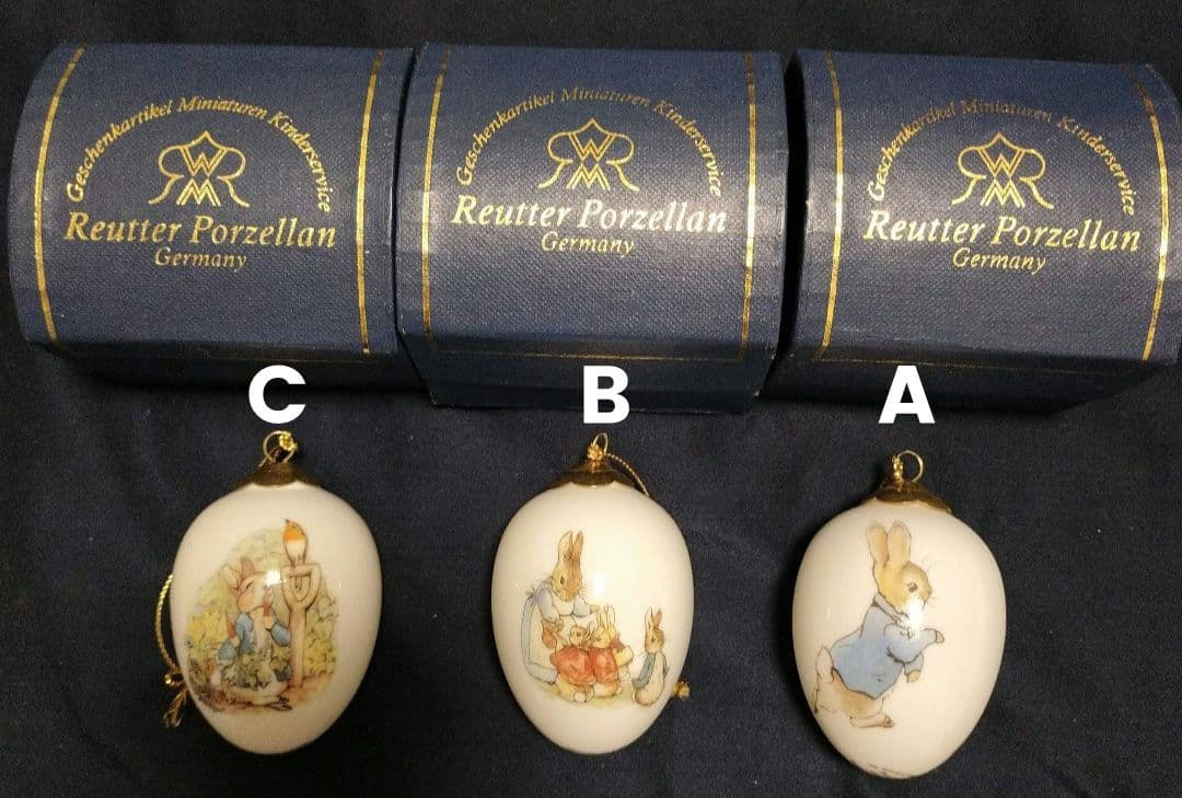 [希少] ピーターラビット 100周年記念オーナメント 3個セット