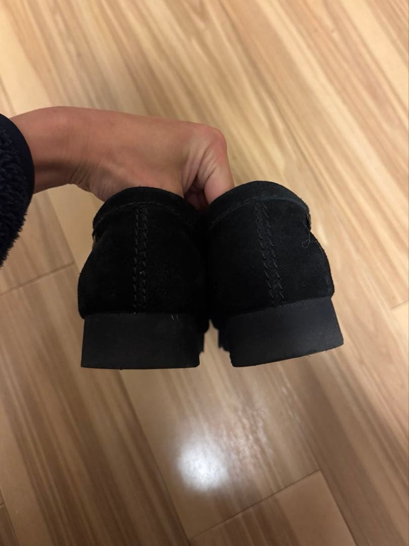 クラークス ワラビー ゴアテックス clarks Wallabees ブラック