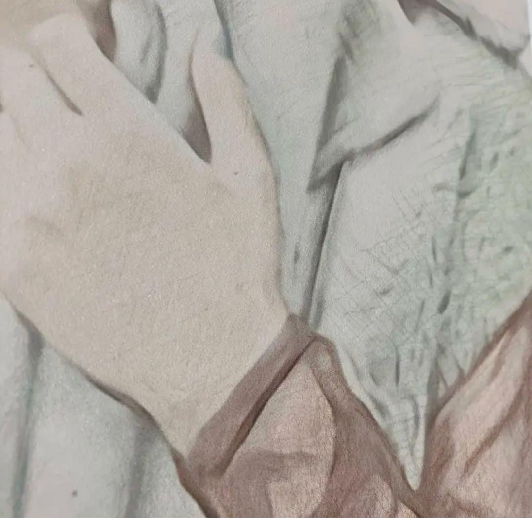 女優画21 額装品　額縁寸法32.7㎝×24.0㎝×1.5㎝　色鉛筆画　定款付