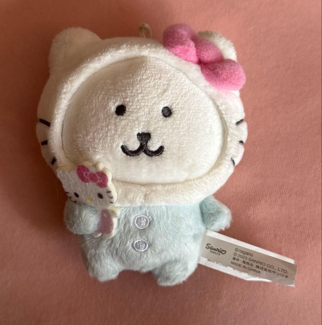 ナガノフレンズ×サンリオキャラクターズマスコットキーホルダー　ハローキティ