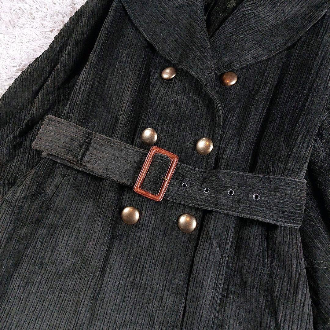 DG ドルチェ&ガッバーナ 金ボタン コーデュロイダブル チェスターコート 40