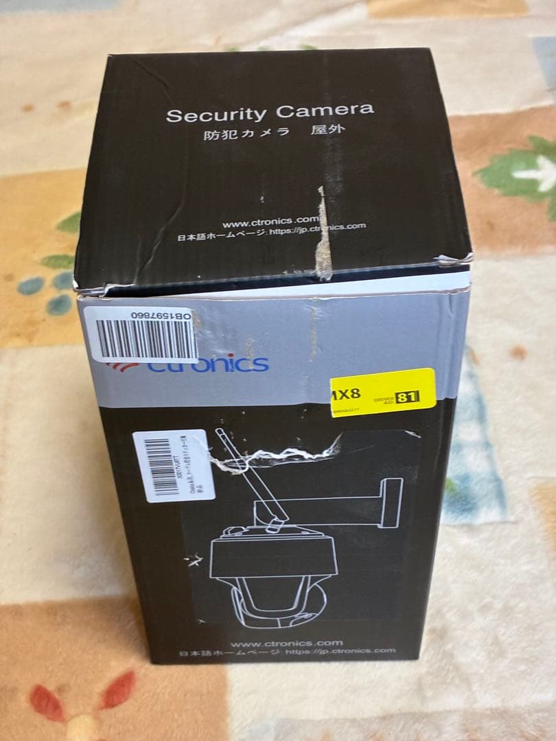 高性能　動作確認済み　Ctronics 4k 防犯カメラ 屋外 10倍ズーム