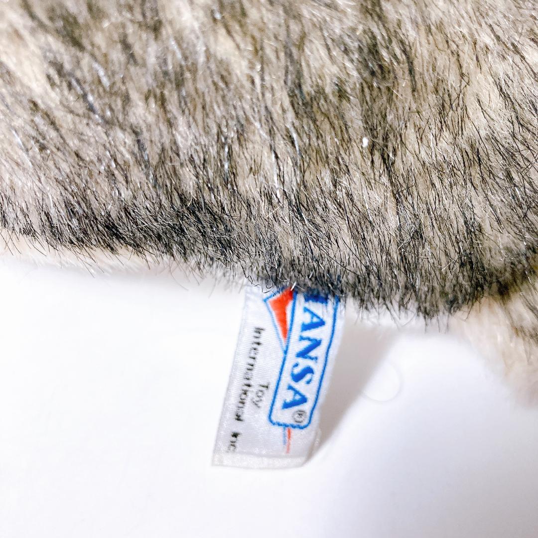 HANSA 子オオカミ 立ち・座り姿 2体セット　オオカミ　|2410|