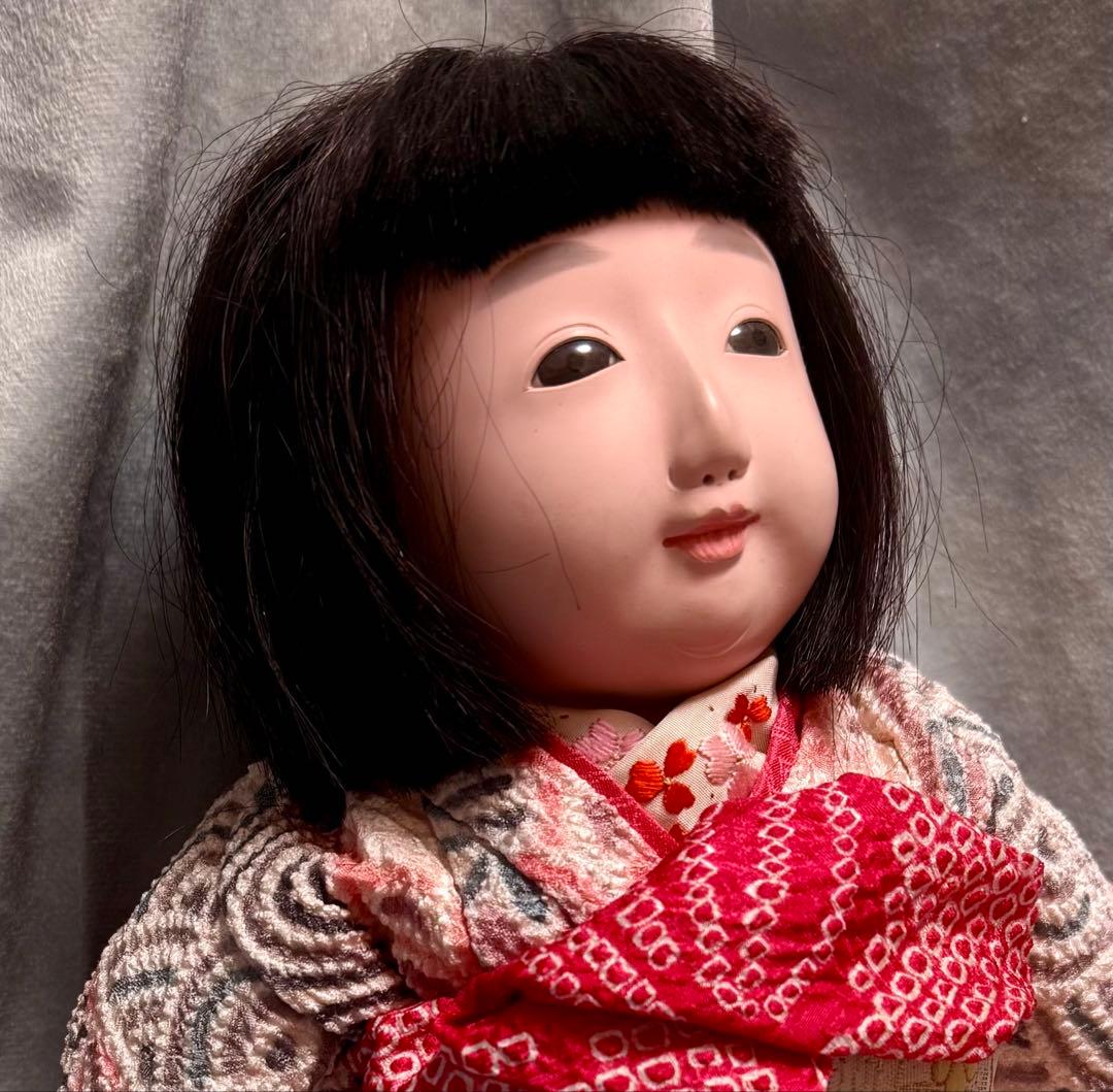 竹内益次郎 吾妻人形 市松人形 大正時代 アンティークドール 日本人形 女の子