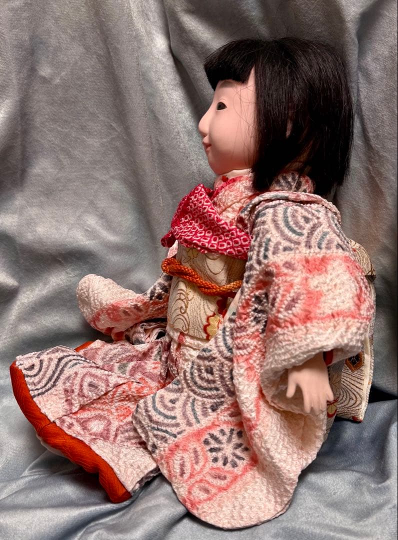 竹内益次郎 吾妻人形 市松人形 大正時代 アンティークドール 日本人形 女の子