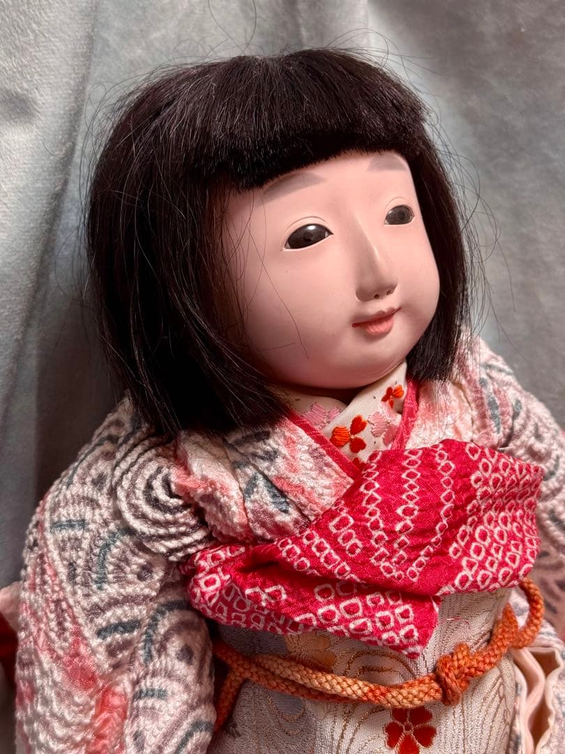 竹内益次郎 吾妻人形 市松人形 大正時代 アンティークドール 日本人形 女の子
