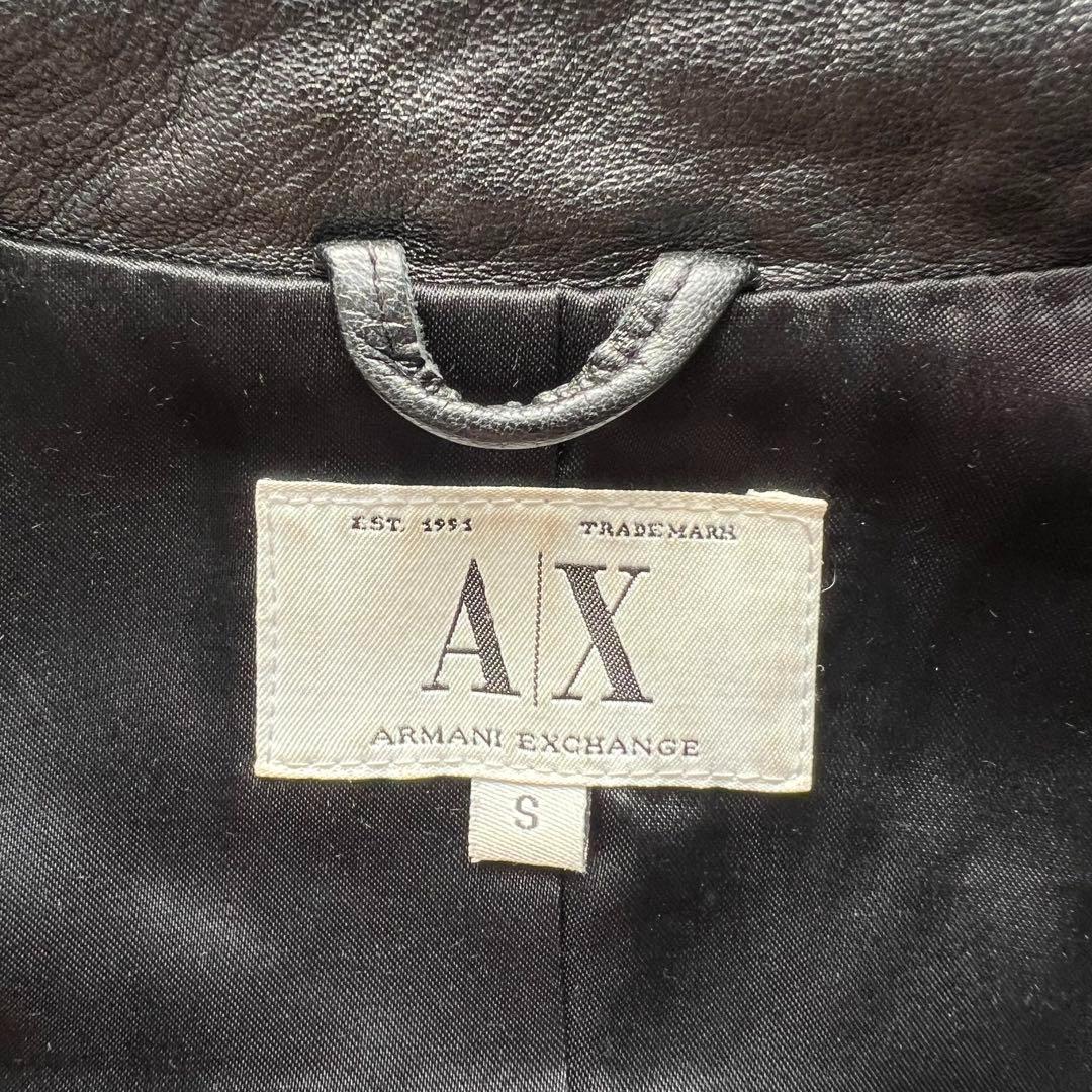 00s アルマーニエクスチェンジ アーカイブ 革ジャン ライダース A989