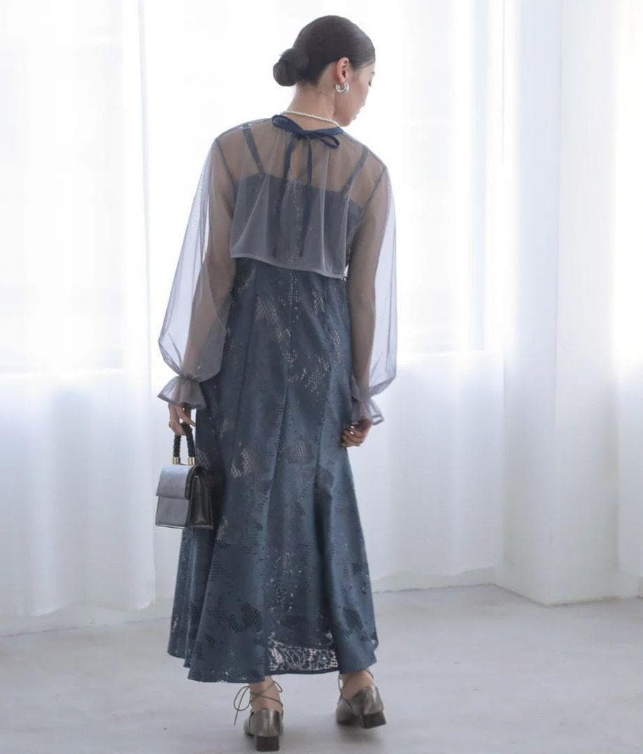 kana カナ チュールボレロセット ドレス ワンピース S 結婚式 パーティー