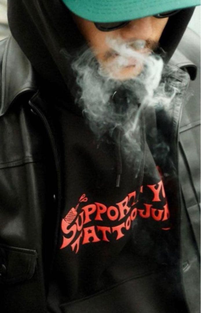 tatoo studio YAMADA XXL パーカー ブラック