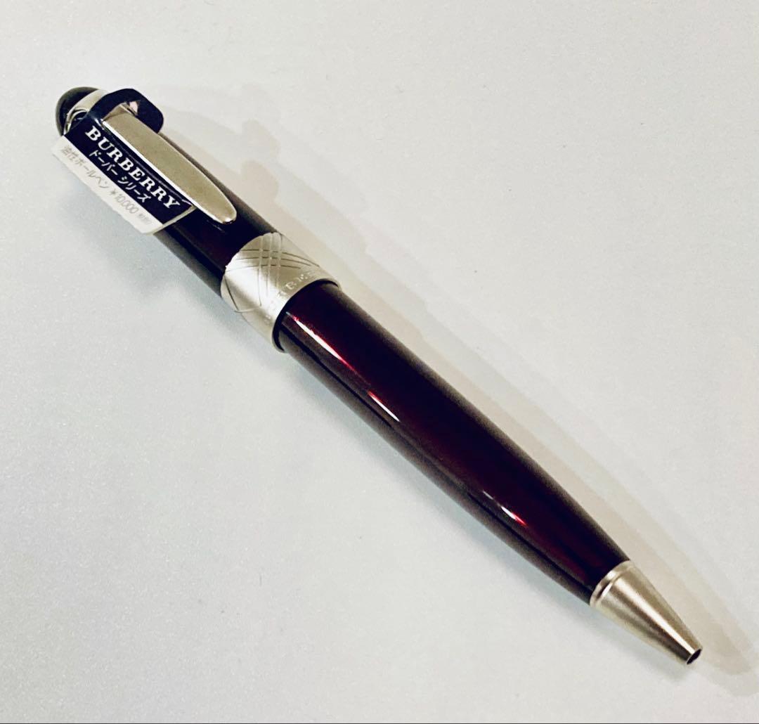 定価10,000円◆バーバリー 高級ボールペン BURBERRY 茶軸 ブラウン
