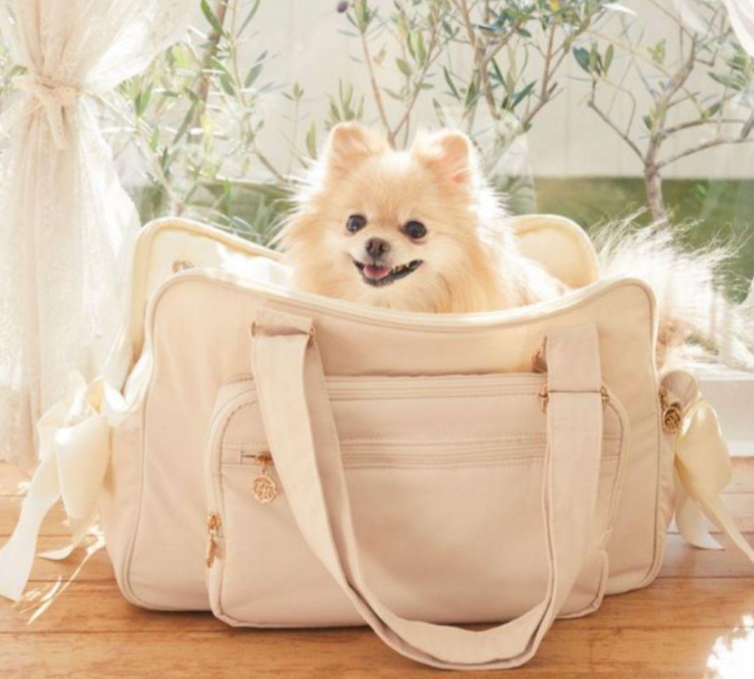 【新品】Maison de FLEUR 撥水 サイドリボンキャリーバッグ