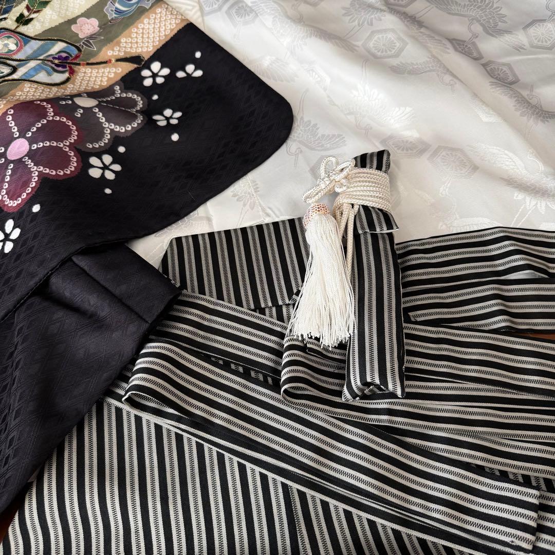 【美品】3歳〜5歳男の子用 七五三羽織袴セット