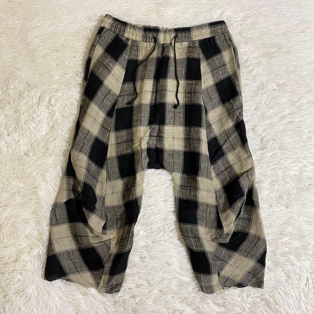 美品　LUMEN ET UMBRA リネン　サルエルパンツ　46 メンズ　リフト