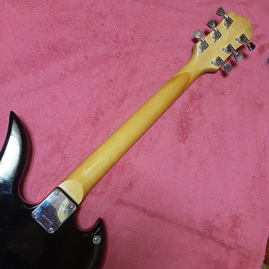 【良・美品】サイケペイント(改)・hideモデル。モッキンバードエレキギター。