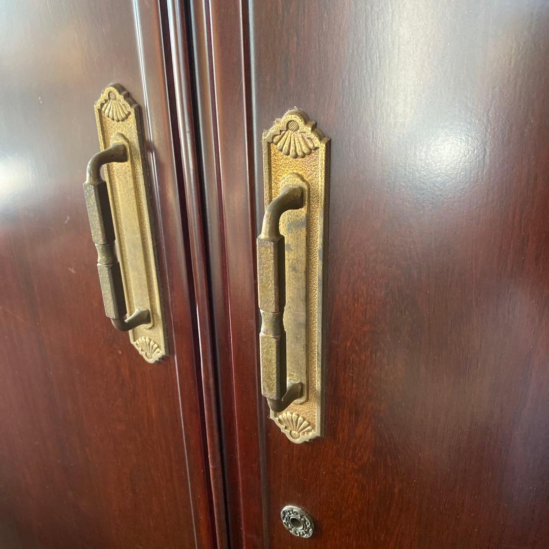 木製ダークブラウン　アンティーク箪笥