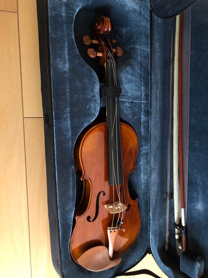 Carlo giordano VS-2 バイオリン本体 茶色 ケース付き