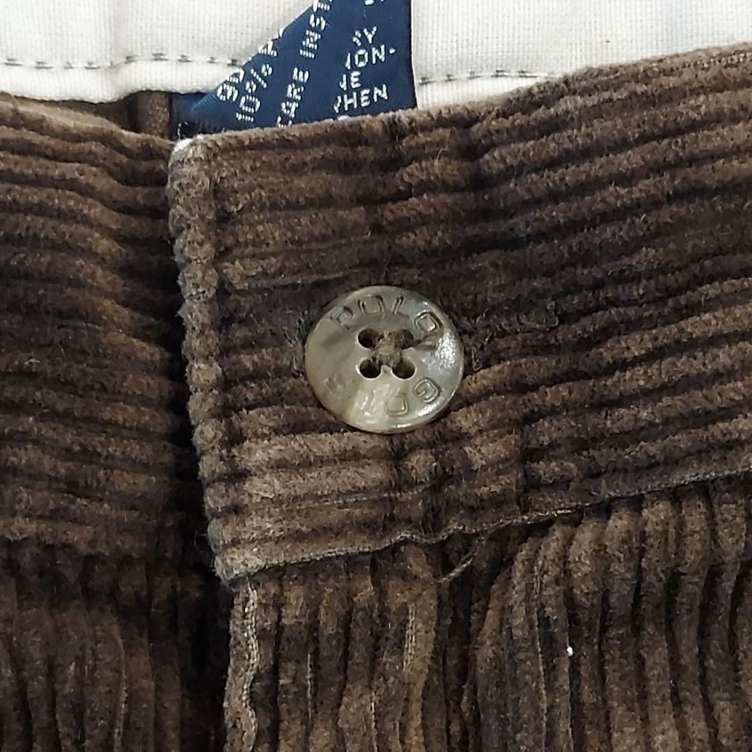 ポロ ゴルフ ラルフローレン W34 ポロチノ コーデュロイ 90s 16199