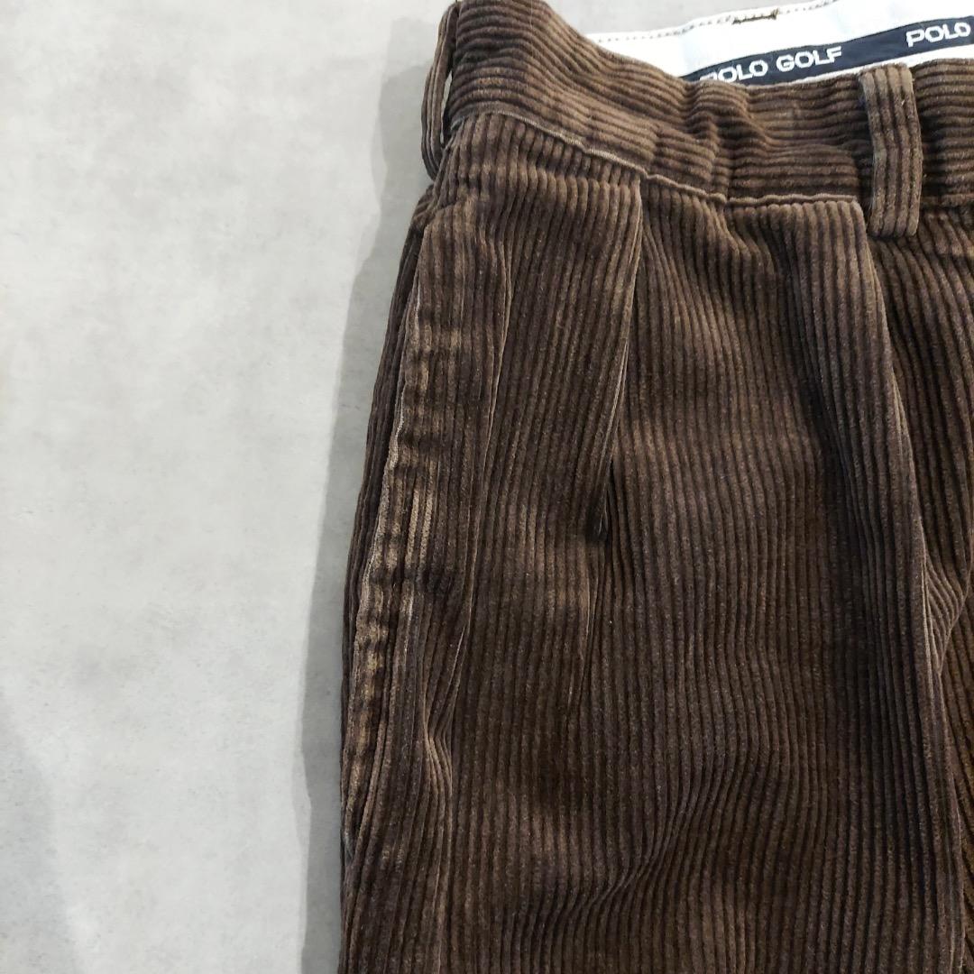 ポロ ゴルフ ラルフローレン W34 ポロチノ コーデュロイ 90s 16199
