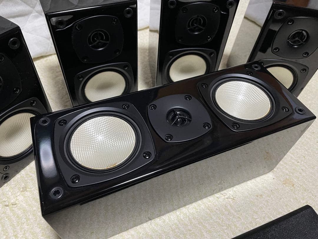 【ケーブル27M付き】ONKYOスピーカー5個 ST-V20HD/D-108C