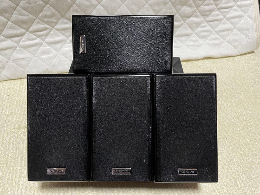 【ケーブル27M付き】ONKYOスピーカー5個 ST-V20HD/D-108C