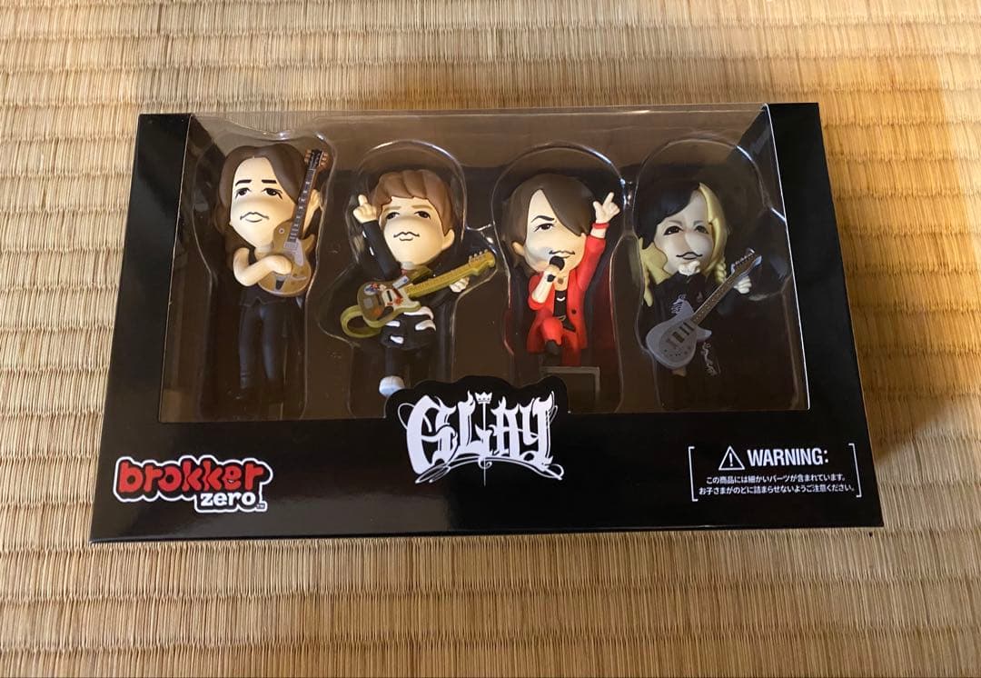 お正月値引き！！GLAYフィギュア4体セットbrokker zeroローソン限定