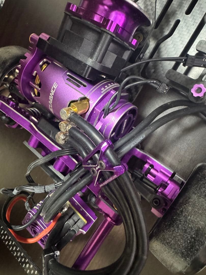 Yokomo RCラジコン YD-2sxⅡ改sxⅢ パープルフルカスタム