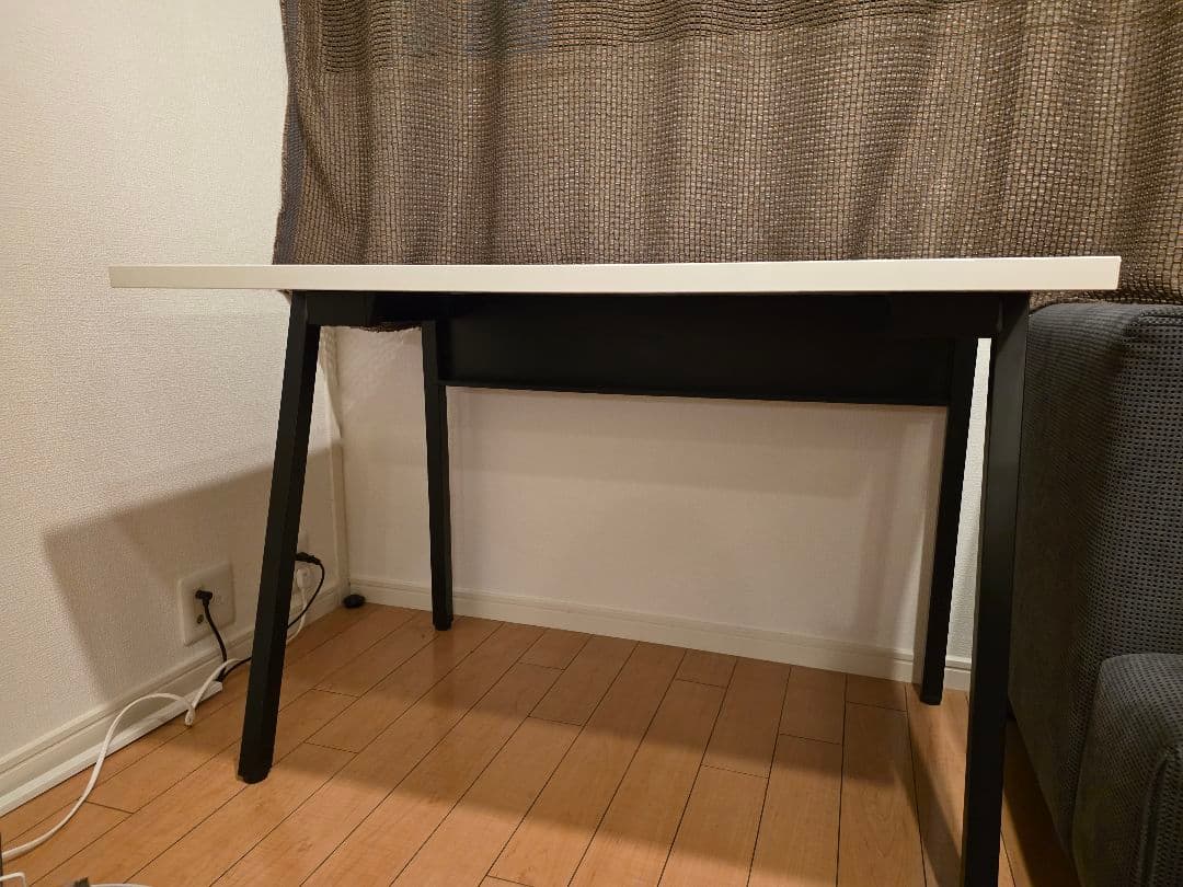 コクヨ LEAN デスク W1000×D700 天板ナチュラル 本体ブラック