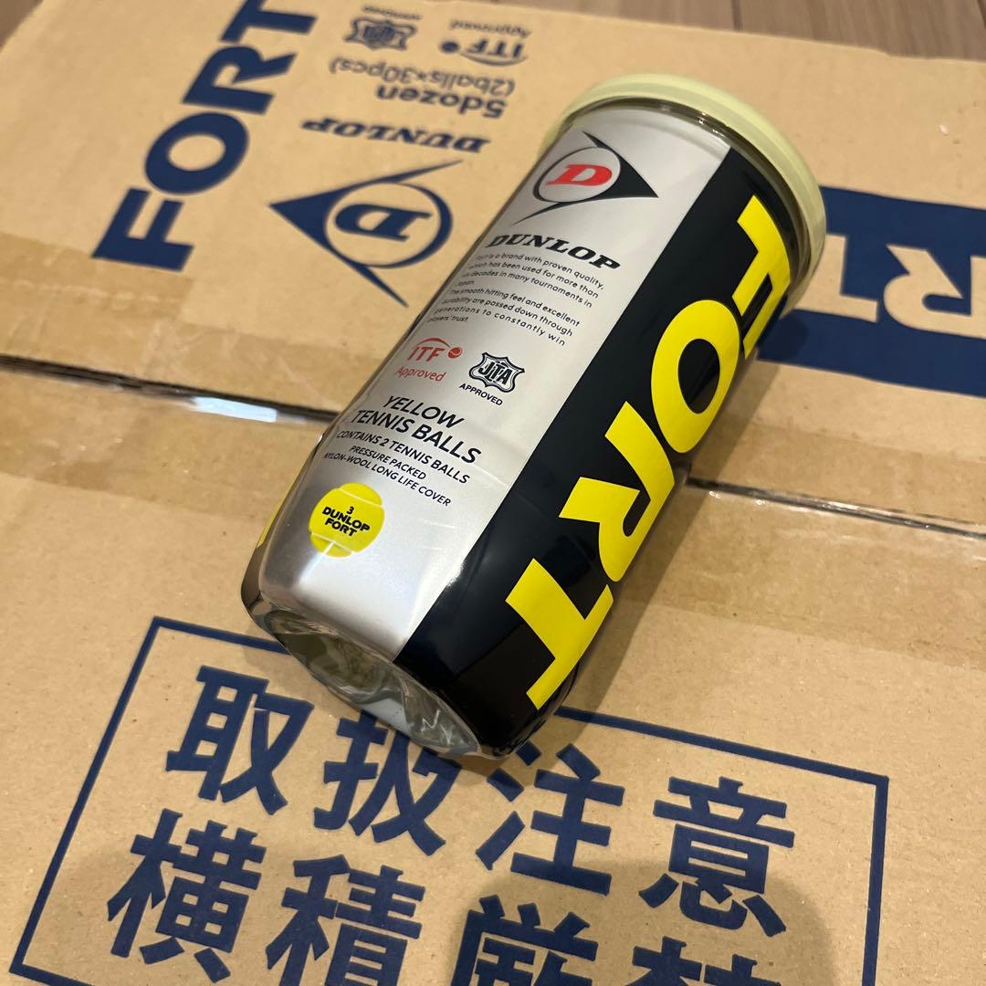 【新品】 Dunlop　ダンロップ フォート　1箱60球