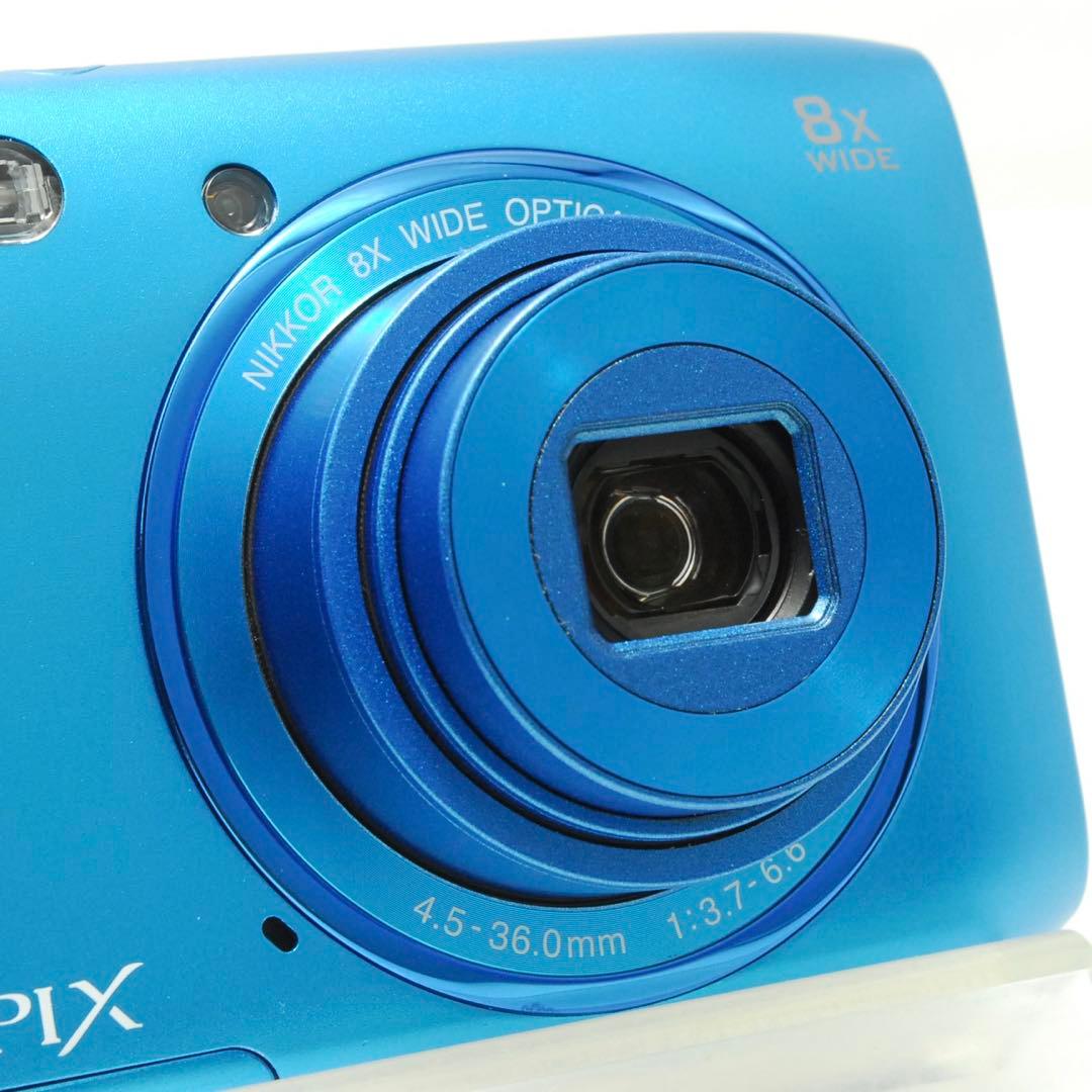 Nikon COOLPIX S3600❤️スマホ転送 動作確認済 ニコン ブルー