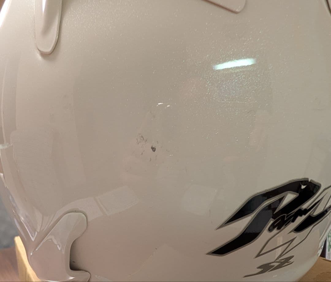 Arai SZ-RAM4 ジェットヘルメット61-62cmホワイトミラーシールド